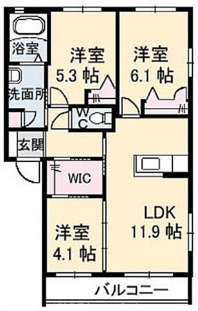 グランマスト1　Ｂ棟の物件間取画像